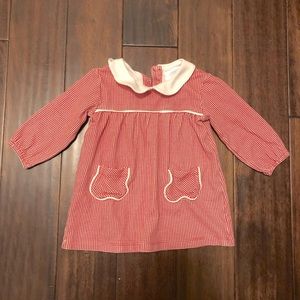 Little English Red Check Evelyn Dress
